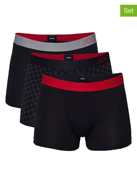 Joop! Bodywear Bokserki (3 pary) w kolorze czarnym rozmiar: XL. Czarne bokserki Joop! Bodywear, xl, bez wzorów. Za 84.45 zł.