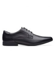 Clarks Skórzane trzewiki "Sidton" w kolorze czarnym rozmiar: 42. Czarne botki sznurowane Clarks, bez wzorów, bez obcasa, bez zapięcia. Za 157.73 zł.