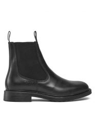 Gant Sztyblety Millbro Chelsea Boot 27631416 Czarny. Czarne sztyblety GANT, bez wzorów, ze skóry, bez obcasa, bez zapięcia. Za 929.99 zł.