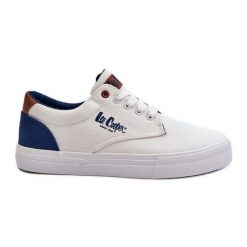 Męskie Trampki Lee Cooper LCW-24-02-2140 Białe. Białe trampki m, bez wzorów, bez zapięcia. Za 210.21 zł.