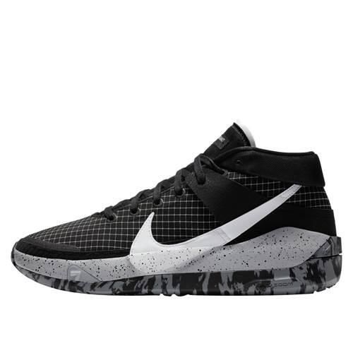 Buty koszykarskie męskie Nike KD13. Czarne buty do koszykówki Nike, za kostkę, bez zapięcia, do koszykówki. Za 856.00 zł.