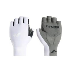 Rękawiczki rowerowe Zanier Race Pro. Białe rękawiczki Zanier, bez wzorów. Za 134.99 zł.
