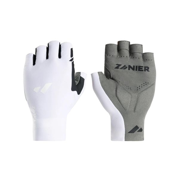 Rękawiczki rowerowe Zanier Race Pro. Białe rękawiczki Zanier, bez wzorów. Za 134.99 zł.