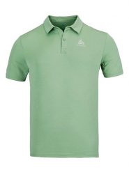 Odlo Funkcyjna koszulka polo "Cardada" w kolorze zielonym rozmiar: XL. Zielone koszulki polo ODLO, uniwersalny, bez wzorów, z materiału, bez kołnierzyka, bez ramiączek. Za 150.37 zł.