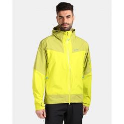Męska wodoodporna kurtka hardshell Kilpi MAMBA-M. Zielone kurtki outdoor i hardshell Kilpi, m, bez wzorów, z hardshellu, bez kaptura. Za 628.61 zł.
