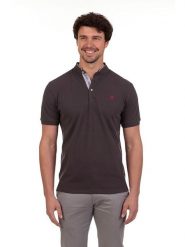 The Time of Bocha Koszulka polo w kolorze ciemnobrązowym rozmiar: XXL. Brązowe koszulki polo The Time of Bocha, xxl, bez wzorów, z bawełny, bez kołnierzyka, bez ramiączek. Za 98.45 zł.