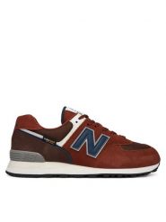 New Balance Sneakersy U5744DM Szary. Szare buty sportowe casual New Balance, bez wzorów, ze skóry, bez zapięcia. Za 499.99 zł.
