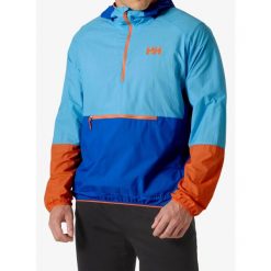 Kurtka przeciwwiatrowa męska Helly Hansen Roam Wind Anorak. Niebieskie kurtki Helly Hansen, m, bez wzorów, z softshellu, bez kaptura. Za 314.99 zł.