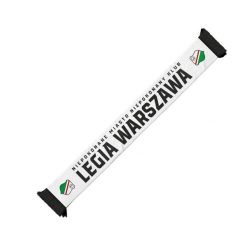 Szalik Legia Warszawa Niepokonane Miasto Niepokonany Klub. Białe szaliki LEGIA, bez wzorów, z materiału. Za 49.99 zł.