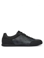 Guess Sneakersy FMFKAT FAB12 Czarny. Czarne buty sportowe casual Guess, z aplikacjami, ze skóry, bez zapięcia. Za 494.99 zł.