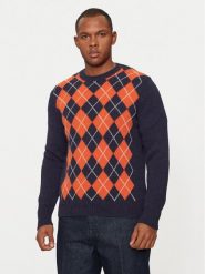 United Colors Of Benetton Sweter 103MK1088 Granatowy Regular Fit. Niebieskie swetry rozpinane United Colors Of Benetton, m, bez wzorów, z wełny, bez kołnierzyka, bez ramiączek. Za 259.99 zł.