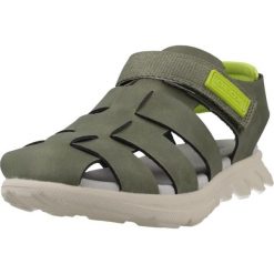 Sandały GEOX J SANDAL AIRADYUM BO Zielony. Zielone sandały Geox, ze skóry, bez zapięcia. Za 214.99 zł.