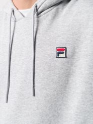 Męska bluza Fila Men Caro Overhead Hoodie 684569-A012. Szare bluzy z kapturem Fila, m, bez wzorów, z bawełny, z kapturem. Za 99.00 zł.