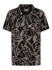 Urban Surface Koszula - Regular fit - w kolorze czarnym rozmiar: M. Czarne koszule Urban Surface, m, bez wzorów, z wiskozy, bez kołnierzyka, bez ramiączek. Za 48.05 zł.