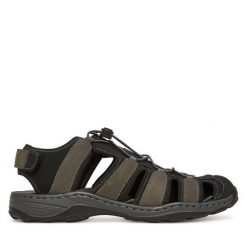 Sandały Manitu. Szare sandały Manitu, bez zapięcia. Za 359.99 zł.