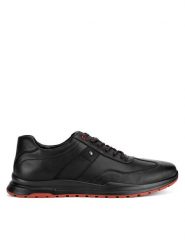 Sergio Bardi Sneakersy MF1647-1Z Czarny. Czarne buty sportowe casual Sergio Bardi, bez wzorów, ze skóry, bez zapięcia. Za 239.00 zł.