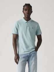 Levi's Koszulka polo w kolorze błękitnym rozmiar: S. Niebieskie koszulki polo Levi's®, s, bez wzorów, z bawełny, bez kołnierzyka, bez ramiączek. Za 74.28 zł.