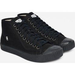 G-Star Raw - Trampki. Czarne trampki G-Star Raw, bez wzorów, bez zapięcia. W wyprzedaży za 269.90 zł.