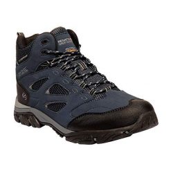 Męskie Buty Trekkingowe HolcombeIEP Mid. Niebieskie buty trekkingowe Regatta, na wiosnę, bez wzorów, bez zapięcia. Za 242.99 zł.