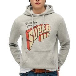 Bluza z kapturem Superdry North Cali. Szare bluzy z kapturem Superdry, m, bez wzorów, z kapturem. W wyprzedaży za 348.35 zł.