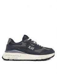 Aeronautica Militare Sneakersy 252SC0318UCT04248 Granatowy. Niebieskie buty sportowe casual Aeronautica Militare, bez wzorów, z materiału, bez zapięcia. Za 569.99 zł.