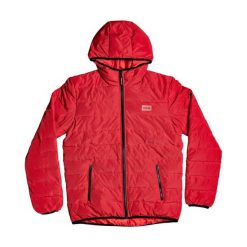 Kurtka męska DC Shoes Turner Puffer Hooded. Czerwone kurtki DC Shoes, m, bez wzorów, bez kaptura. Za 490.00 zł.