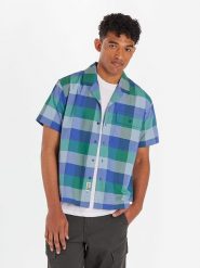 Marmot Koszula funkcyjna "Muir Camp Novelty" w kolorze niebiesko-zielonym rozmiar: XL. Niebieskie koszule Marmot, xl, bez wzorów, bez kołnierzyka, bez ramiączek. Za 123.82 zł.