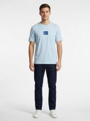 Hugo Boss Fashion Koszulka w kolorze błękitnym rozmiar: S. Niebieskie bezrękawniki Hugo Boss Fashion, s, bez wzorów, z bawełny, bez kołnierzyka, bez ramiączek. Za 91.99 zł.