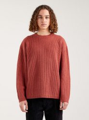 Levi´s Sweter w kolorze czerwonym rozmiar: S. Czerwone swetry nierozpinane s, bez wzorów, z wełny, bez kołnierzyka, bez ramiączek. Za 106.13 zł.
