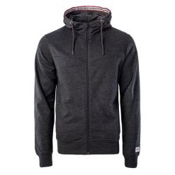 Bluza Rozpinana Męska Sabarin. Czarne bluzy z kapturem Hi-tec, m, bez wzorów, z bawełny, z kapturem. Za 95.99 zł.