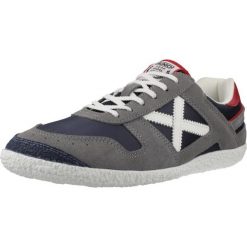 Buty MUNICH GOAL 1634 Szary. Szare buty trekkingowe munich, bez wzorów, ze skóry, bez zapięcia. Za 532.99 zł.