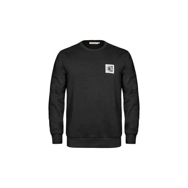 Bluza męska LUMBERJACK CREWNECK SWEATSHIRT BOX LOGO. Czarne bluzy Lumberjack, m, bez wzorów, bez kaptura. Za 209.99 zł.