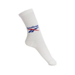 Skarpety sportowe unisex Reebok CL FO CREW SOCK-3 PAK. Białe skarpetki sportowe Reebok, bez wzorów. W wyprzedaży za 45.00 zł.