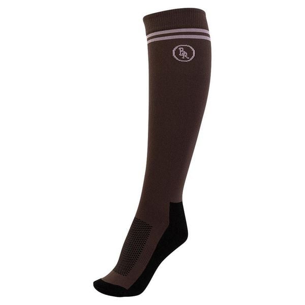 Skarpety jeździeckie BR Equitation Juna PU3. Brązowe skarpety BR, bez wzorów, ze splotem. Za 88.00 zł.