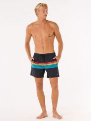 Rip Curl Szorty kąpielowe "Surf Revival Volley" w kolorze czarnym ze wzorem rozmiar: M. Czarne kąpielówki Rip Curl, m, bez wzorów, z materiału. Za 118.28 zł.