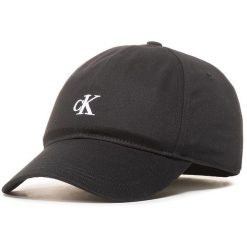 Czapka z daszkiem Calvin Klein Jeans. Czarne czapki z daszkiem Calvin Klein Jeans, bez wzorów, z jeansu. Za 79.99 zł.