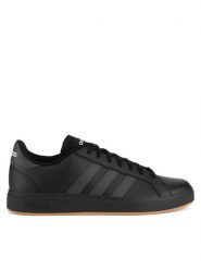 Adidas Sneakersy GRAND COURT BASE 2.0 JH9365 Czarny. Czarne buty sportowe casual Adidas, bez wzorów, z materiału, bez zapięcia. Za 249.99 zł.
