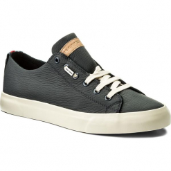 Sneakersy TOMMY HILFIGER - Unlined Leather Low Cut Sneaker FM0FM01318 Midnight 403. Buty sportowe casual marki Tommy Hilfiger. W wyprzedaży za 279.00 zł.