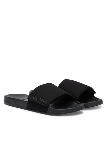 Calvin Klein Klapki Ess Slide Adj Monobrand Cv HM0HM02115 Zielony. Zielone klapki CALVIN KLEIN, z materiału. Za 189.99 zł.