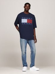 TOMMY JEANS Koszulka w kolorze granatowym rozmiar: XXL. Niebieskie bezrękawniki Tommy Jeans, xxl, bez wzorów, z bawełny, bez kołnierzyka, bez ramiączek. Za 105.45 zł.