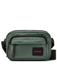 HUGO Saszetka 50531117 Zielony. Zielone saszetki i nerki Hugo, bez wzorów, z materiału. Za 249.99 zł.