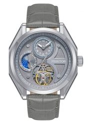 Heritor Zegarek automatyczny "Antoni" w kolorze srebrno-szarym rozmiar: onesize. Szare, analogowe zegarki Heritor, ze stali. Za 630.99 zł.