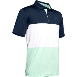 Koszulka polo w kolorze granatowo-biało-zielonym. Koszulki polo Under Armour. W wyprzedaży za 164.95 zł.