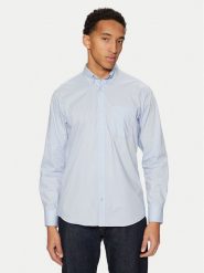 United Colors Of Benetton Koszula 5KQRUQ04B Niebieski Regular Fit. Niebieskie koszule United Colors Of Benetton, m, bez wzorów, z bawełny, bez kołnierzyka, bez ramiączek. Za 119.99 zł.
