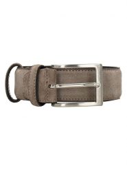 D exclusive Skórzany pasek w kolorze szarobrązowym rozmiar: 115. Brązowe paski d exclusive, bez wzorów, z materiału. Za 78.99 zł.