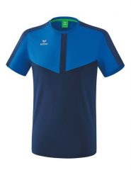 Erima Koszulka sportowa "Squad" w kolorze niebiesko-granatowym rozmiar: XL. Niebieskie t-shirty sportowe Erima, bez wzorów, z materiału, bez ramiączek, outdoorowe. Za 61.89 zł.