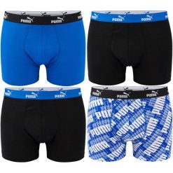 Bokserki męskie majtki sportowe bawełniane PROMO PRINT BOXER. Czarne bokserki Puma, m, bez wzorów, z bawełny. Za 89.90 zł.