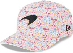 Wielokolorowa czapka Mclaren Se Eos Team 9fifty Mix. Czerwone czapki z daszkiem Coqui, bez wzorów, z materiału. Za 185.99 zł.