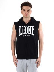 Bluza z kaptur na co dzień na siłownię. Białe bluzy z kapturem LEONE 1947 APPAREL, m, bez wzorów, z kapturem. Za 279.00 zł.