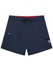 Wrangler Szorty kąpielowe "Nautilus" w kolorze granatowym rozmiar: L. Niebieskie kąpielówki Wrangler, l, bez wzorów. Za 56.93 zł.
